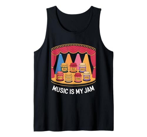 Musik Tshirt Herren Damen Music Musiker Retro Musiklehrer Tank Top von Musik TShirt Music Musiker Retro Musiklehrer