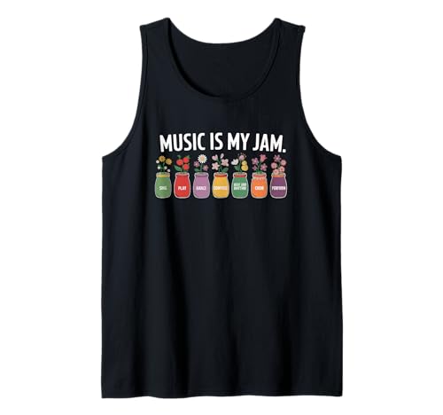 Musik Tshirt Herren Damen Music Musiker Retro Musiklehrer Tank Top von Musik TShirt Music Musiker Retro Musiklehrer