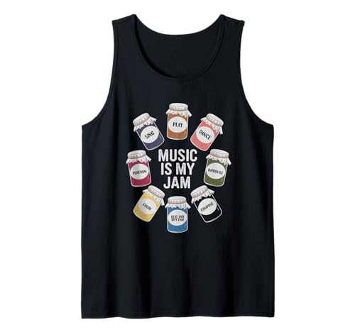 Musik Tshirt Herren Damen Music Musiker Retro Musiklehrer Tank Top von Musik TShirt Music Musiker Retro Musiklehrer