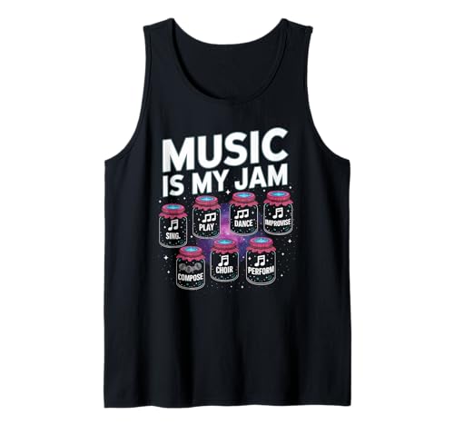Musik Tshirt Herren Damen Music Musiker Retro Musiklehrer Tank Top von Musik TShirt Music Musiker Retro Musiklehrer