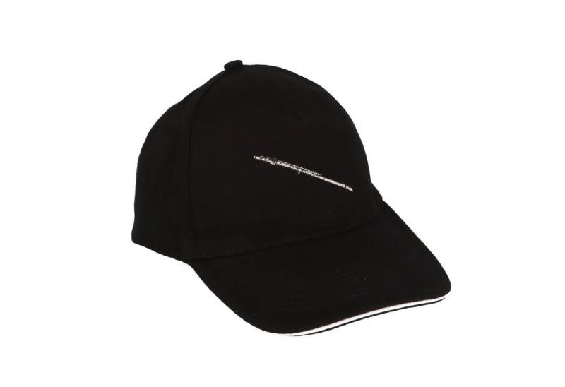 Musikboutique Baseball Cap Baseball-Cap mit eingestickten Instrumenten, schwarz, Baumwolle - Musik, Querflöte gestickt von Musikboutique