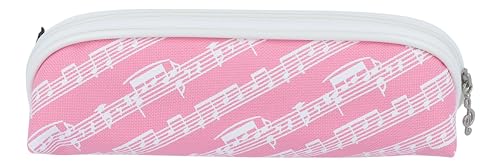 Musikboutique Stiftmäppchen mit weißen Notenlinien (pink) von Musikboutique