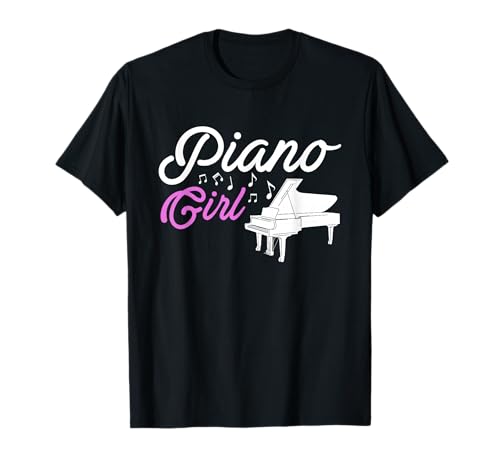 Piano Girl Klavier Spielerin T-Shirt Piano Girl Klavier Spielerin T-Shirt von Musiker, Klavier Spieler Lehrer