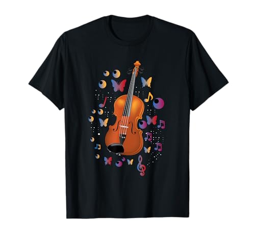 Tolles Geigen Geschenk Mädchen Klassische Musik T-Shirt von Musiker Designs Geiger Geschenkideen Frauen