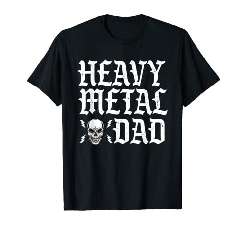 Herren Heavy Metal Vater Totenschädel Metaller Pommesgabel Geschenk T-Shirt Herren Heavy Metal Vater Totenschädel Metaller Pommesgabel Geschenk T-Shirt von Musikrichtung Musikstil Musik Musiker Rock Gitarre