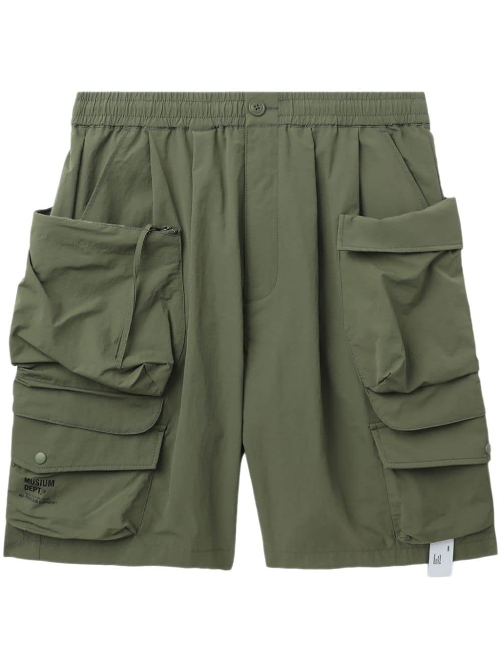 Musium Div. Cargo-Shorts mit Stretchbund - Grün von Musium Div.