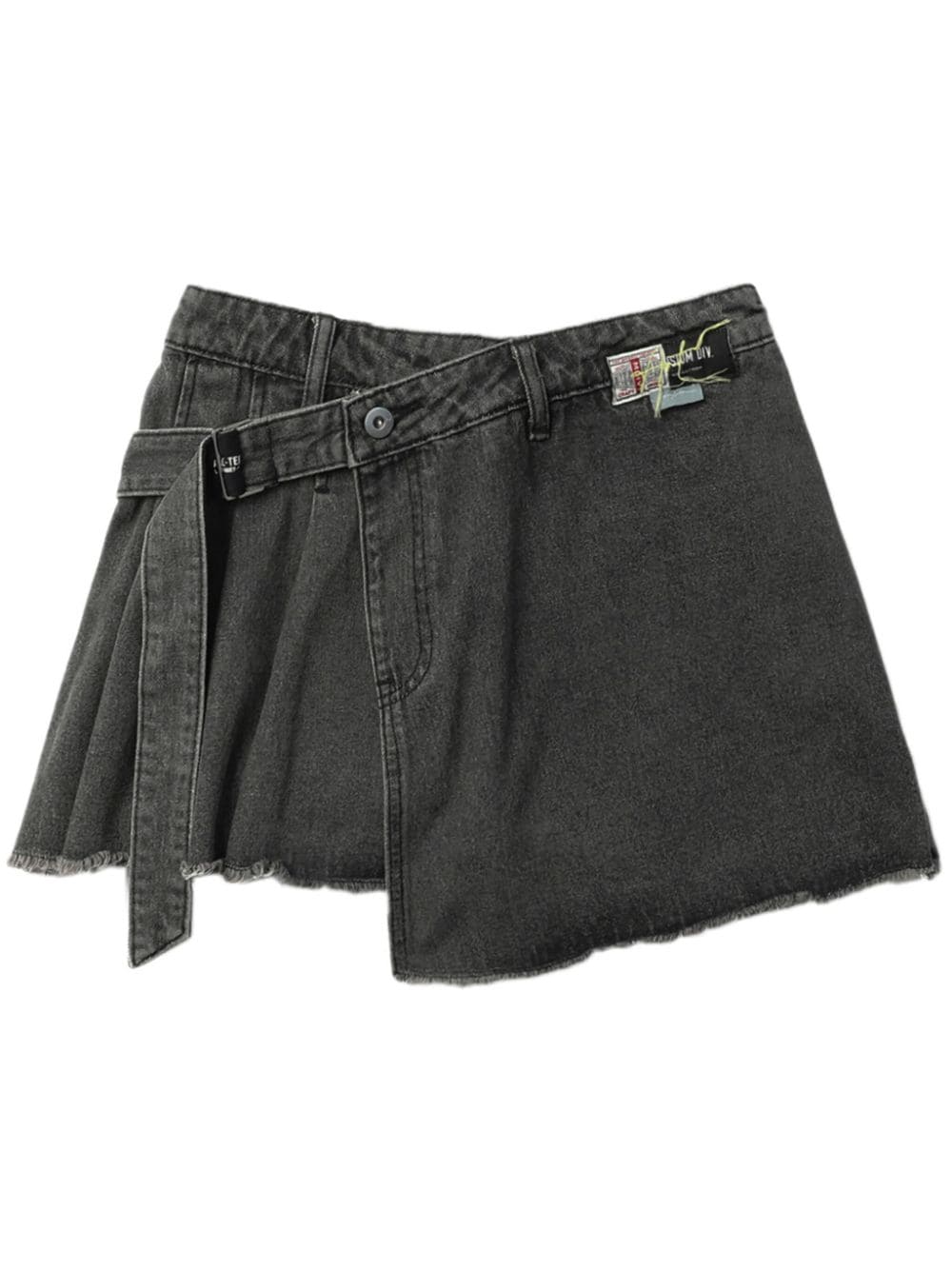 Musium Div. Jeans-Shorts in Wickeloptik - Grau von Musium Div.