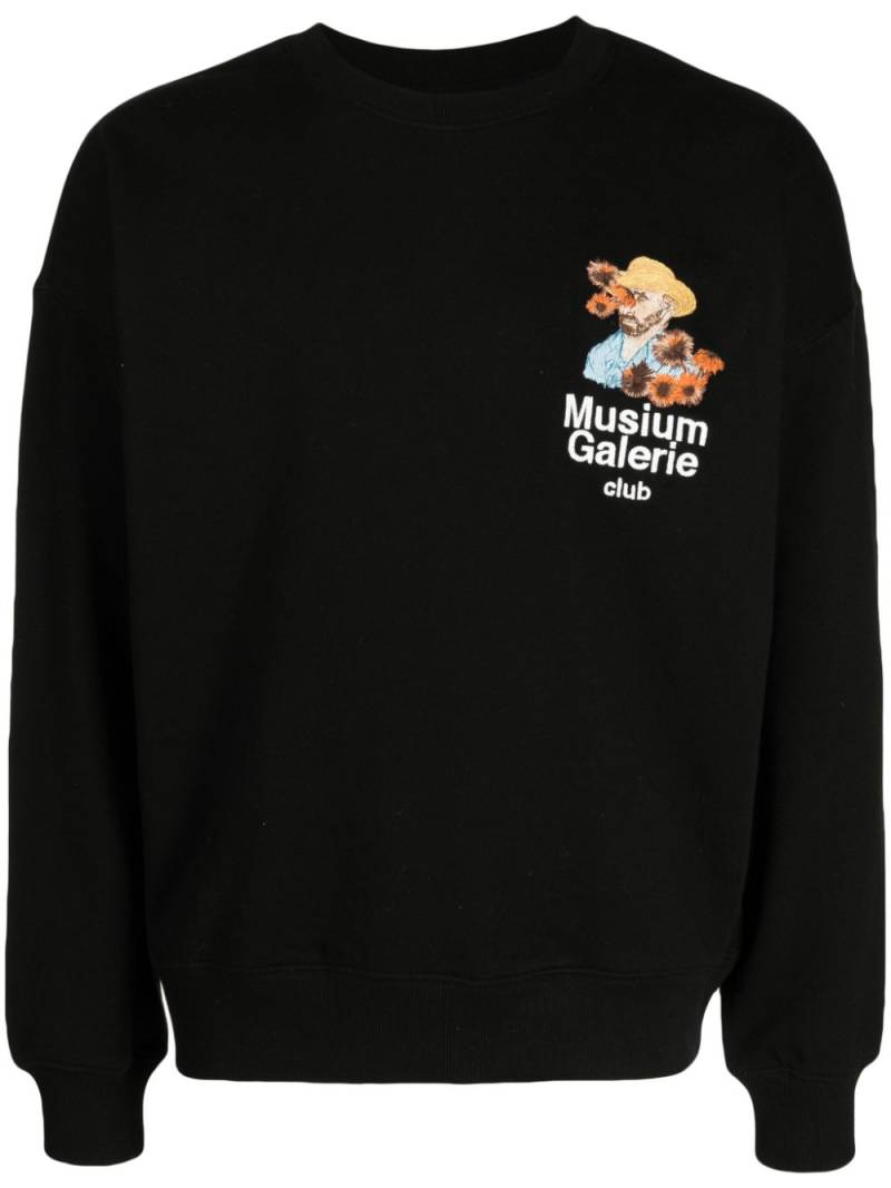 Musium Div. Sweatshirt mit Logo-Print - Schwarz von Musium Div.