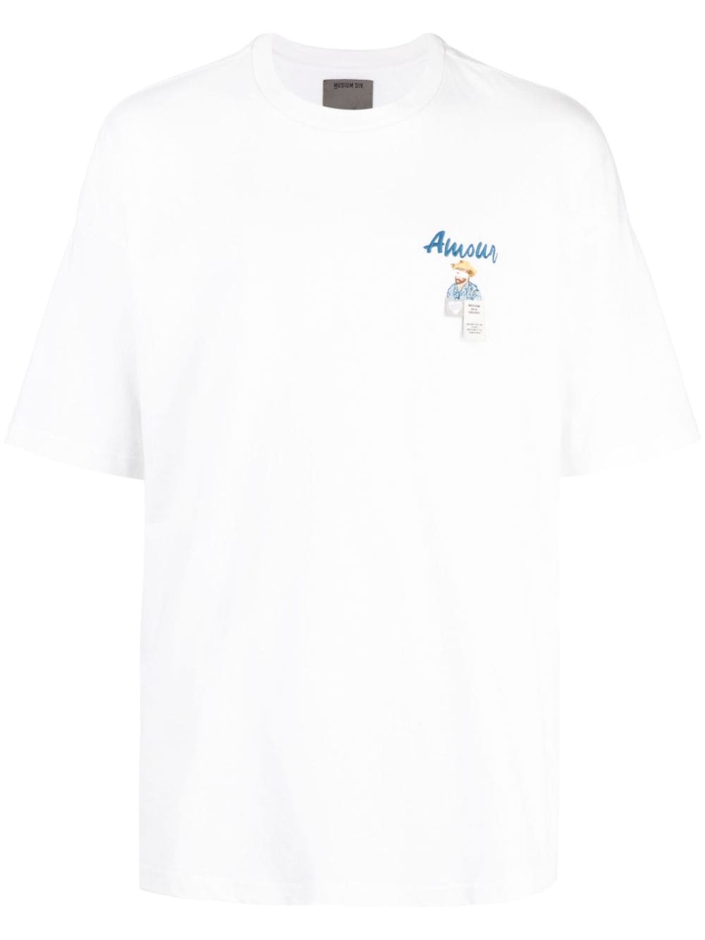 Musium Div. T-Shirt mit Logo-Print - Weiß von Musium Div.