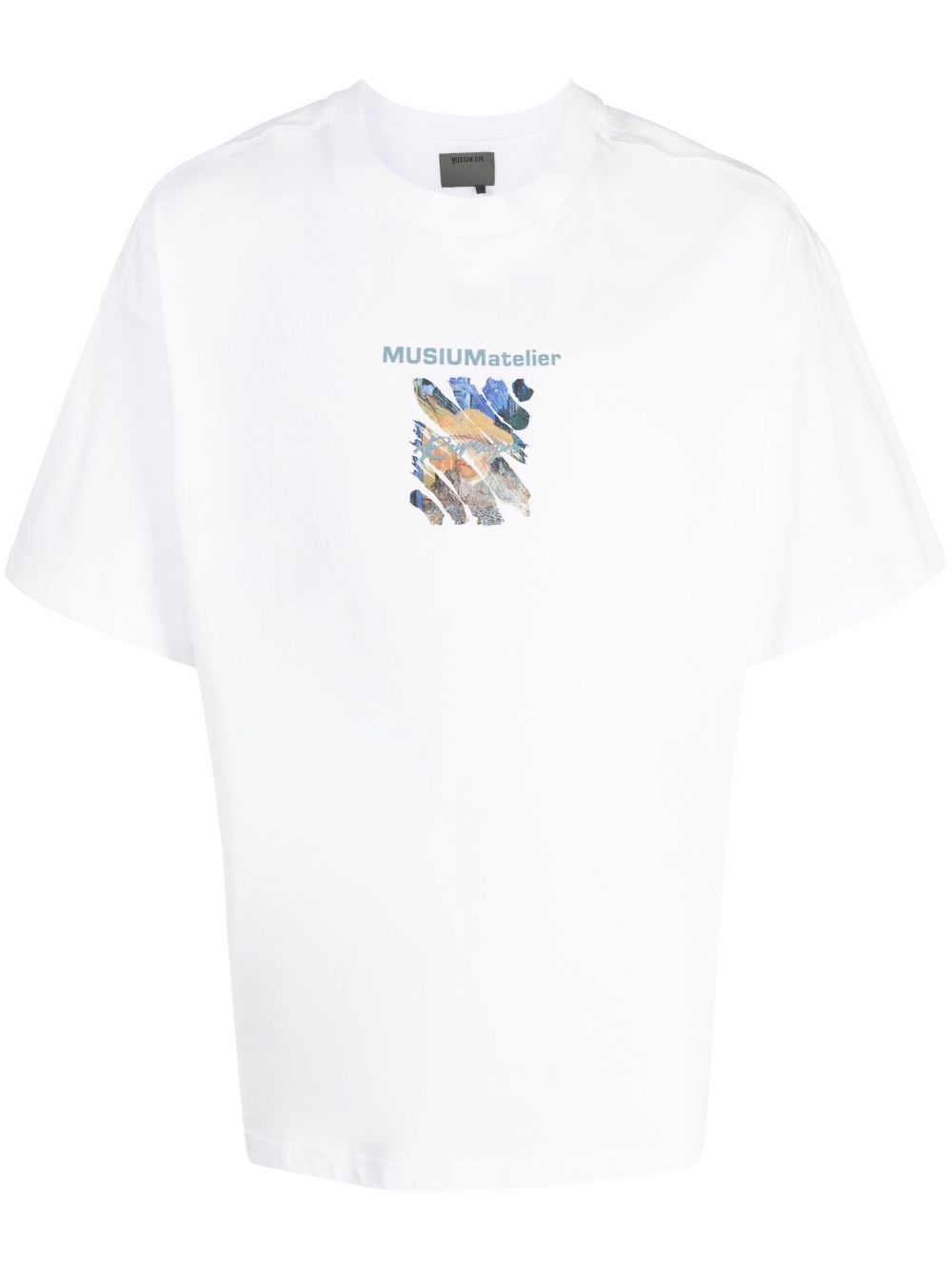 Musium Div. T-Shirt mit Van-Gogh-Print - Weiß von Musium Div.