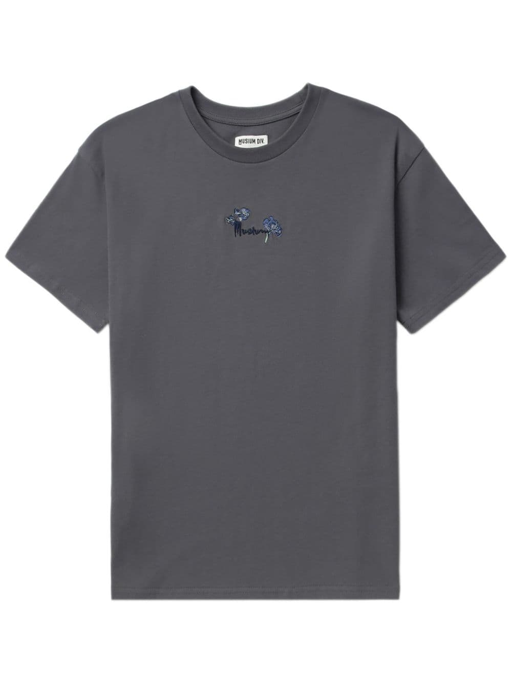 Musium Div. T-Shirt mit grafischem Print - Grau von Musium Div.