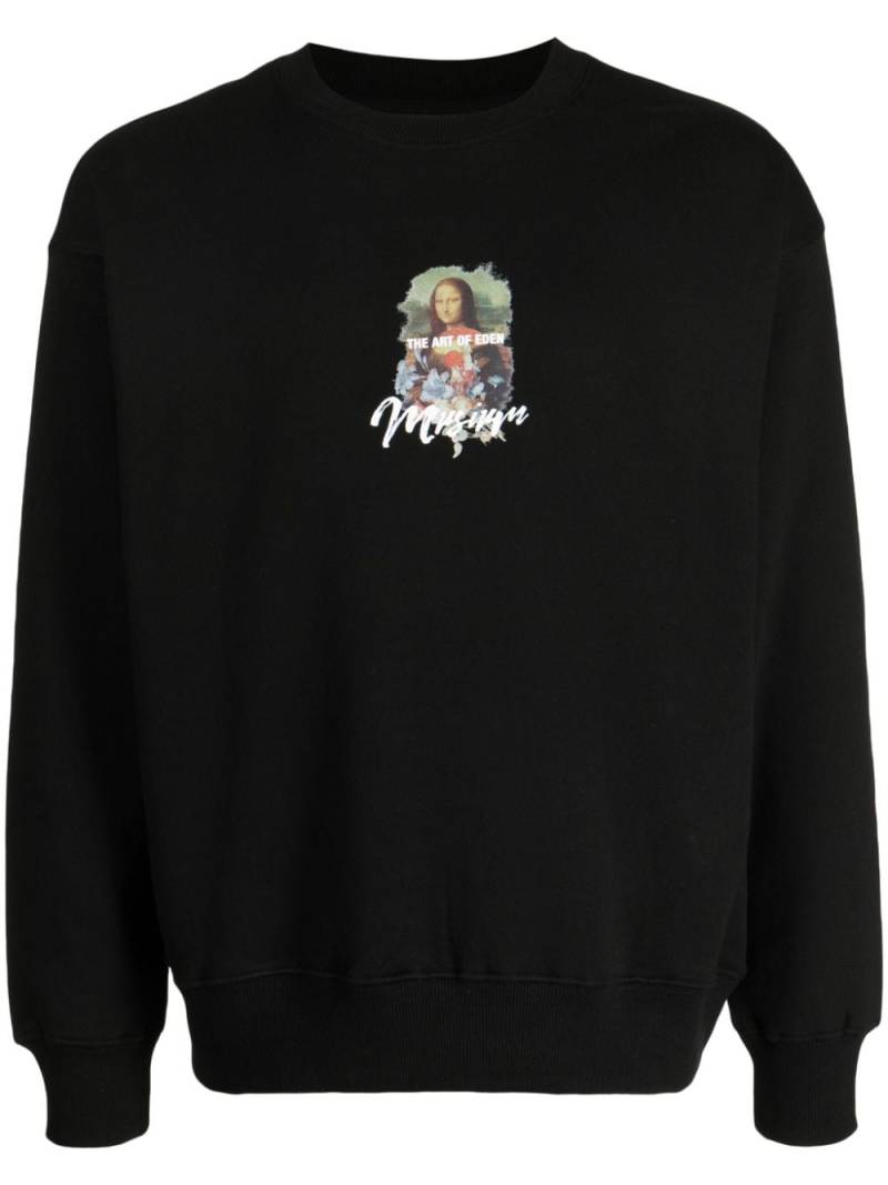 Musium Div. Sweatshirt mit grafischem Print - Schwarz von Musium Div.