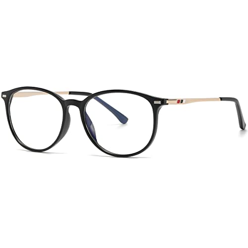 Musivon Blaulichtfilter Brille Damen Ohne Stärke - Herren Blaufilter Computerbrille fensterglas bildschirmbrille von Musivon