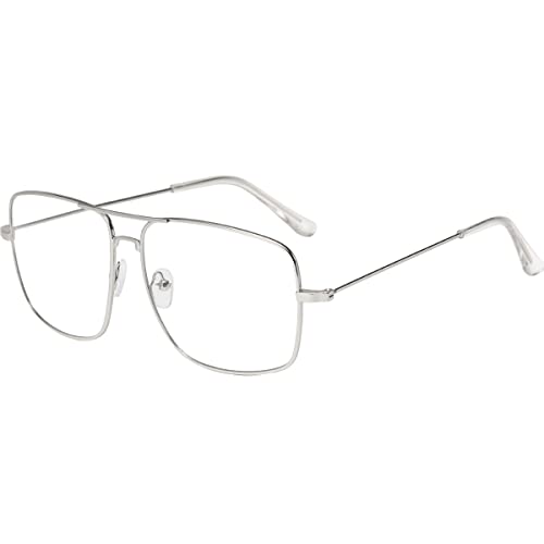 Musivon Brillengestelle Damen Herren - Vintage Brille Ohne Stärke fensterglas Dekobrillen von Musivon