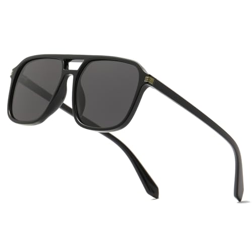 Musivon Polarisiert Sonnenbrille Damen Herren - Retro Sonnenbrille Autofahren UV Schutz von Musivon