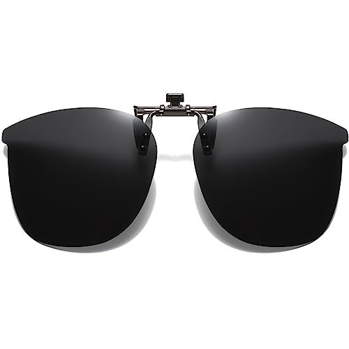 Musivon Sonnenbrillen Aufsatz Brille - Clip on Sonnenbrille für Brillenträger Herren Damen von Musivon