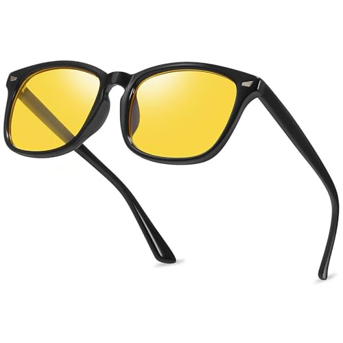 Musivon Nachtsichtbrille Autofahren Polarisierte - Nachtsichtbrille Autofahren Nacht für Herren Damen von Musivon