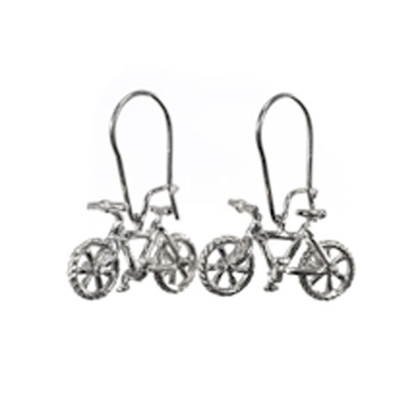 sterling Silber Fahrräder Mit Beweglichen Rädern von MuskokaJewelry