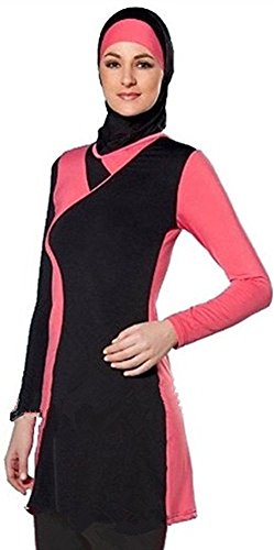 Muslimischen Badeanzug - Muslim Islamischen Full Cover Bescheidene Badebekleidung Modest Swimwear Beachwear Burkini für muslimische Frauen (Int'l - 3XL, neu 1) von Muslimische Bademode