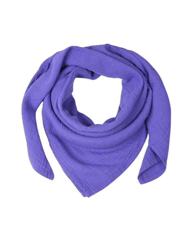 Musselin Welt Halstuch Musselin Halstuch in Lila aus Biobaumwolle, 100%Biobaumwolle von Musselin Welt
