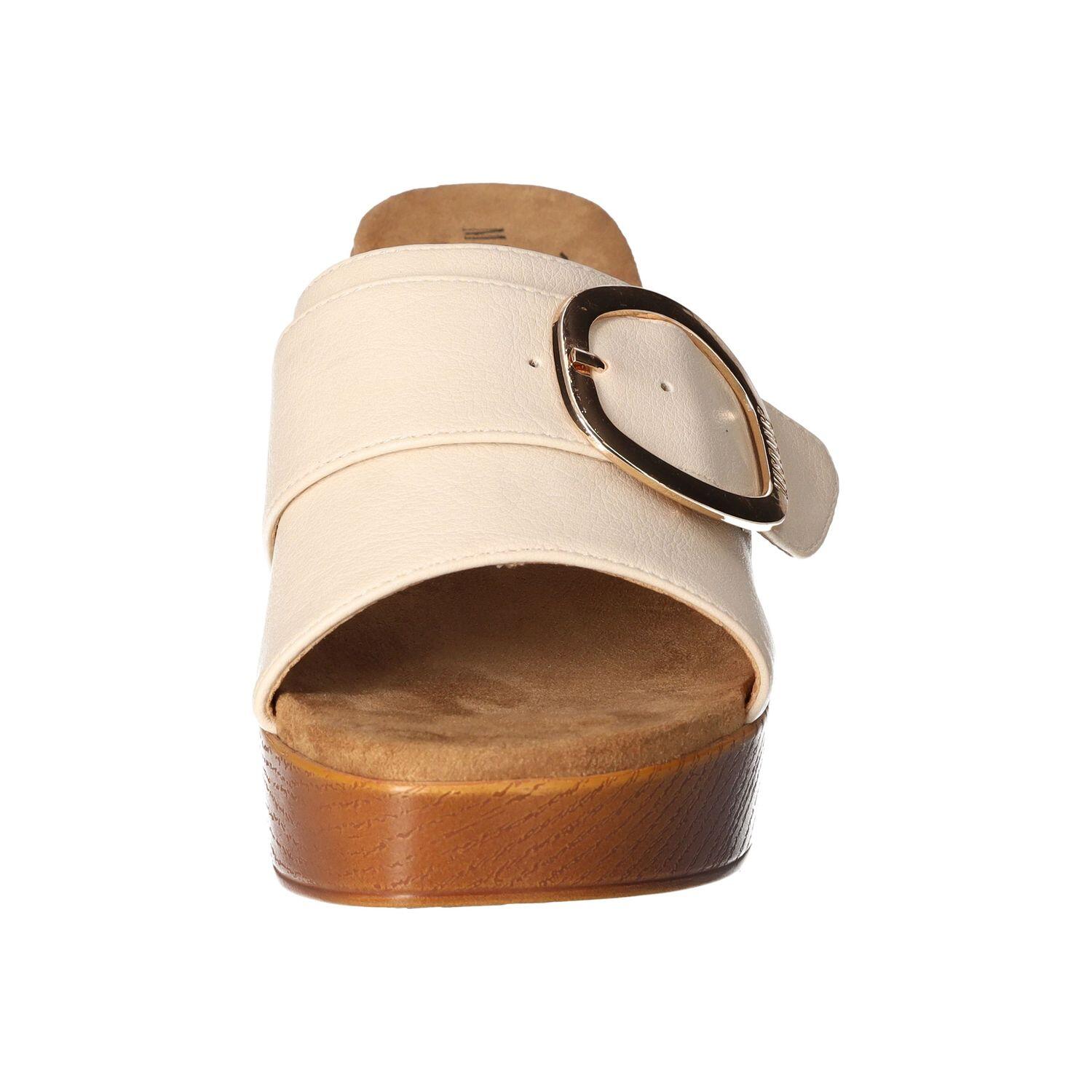 Damen Pantolette ivory - Gr. - 36 von Mustang Shoes