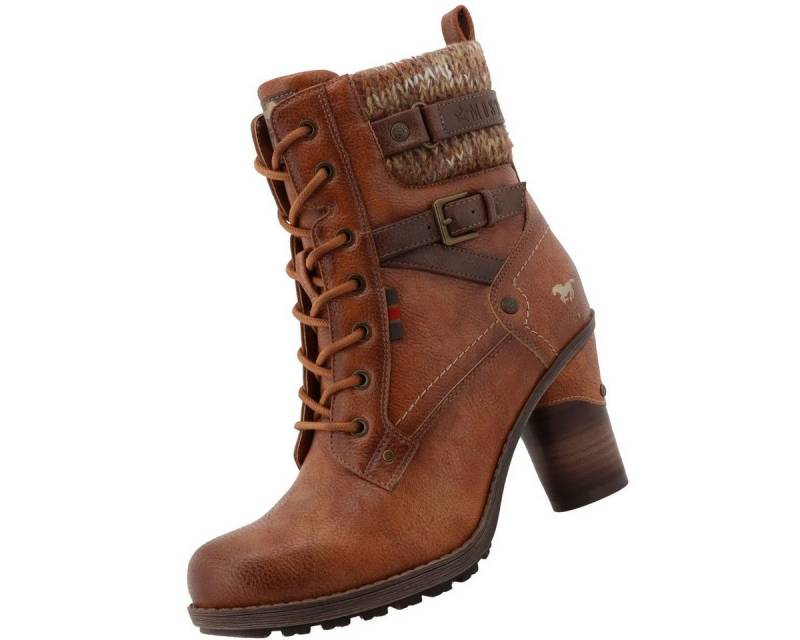 Mustang Shoes 15M0162006-cognac Stiefelette von Mustang Shoes