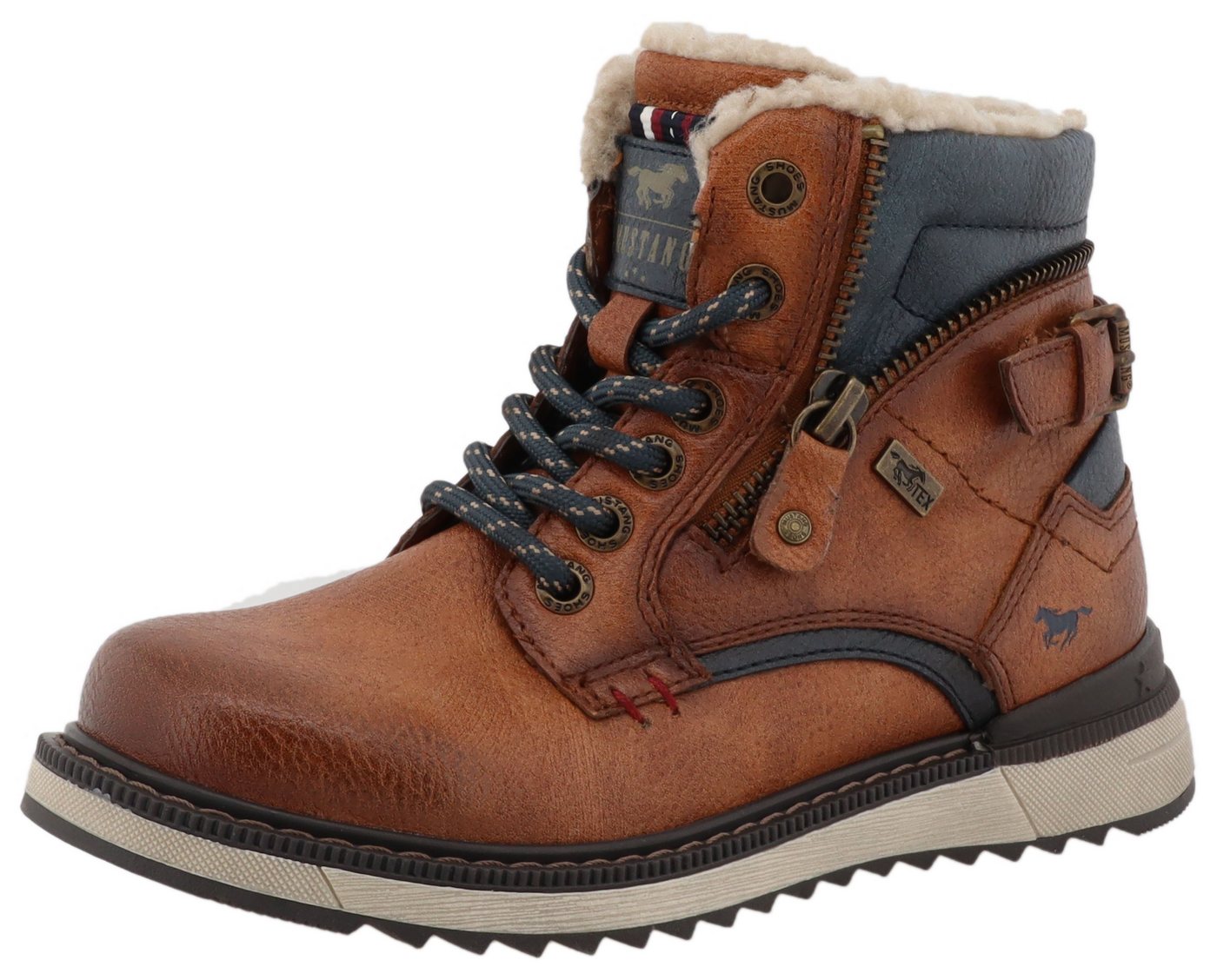 Mustang Shoes Donato Winterboots Schnürboots, Outdoorboots mit TEX-Membrane von Mustang Shoes