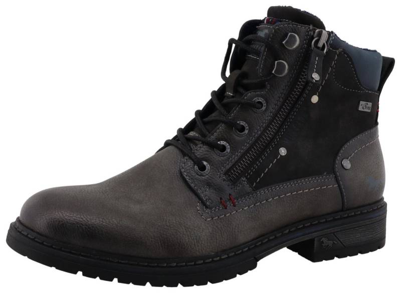 Mustang Shoes Marcas Schnürboots Business Stiefel, Boots mit Textilfutter von Mustang Shoes
