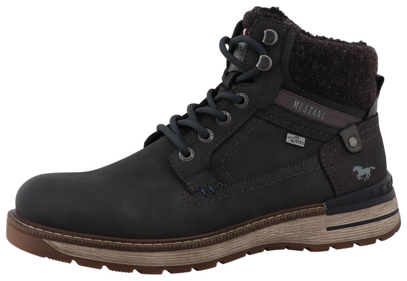 Mustang Shoes Maril Winterboots Workerboots, Schnürboots mit TEX-Ausstattung von Mustang Shoes