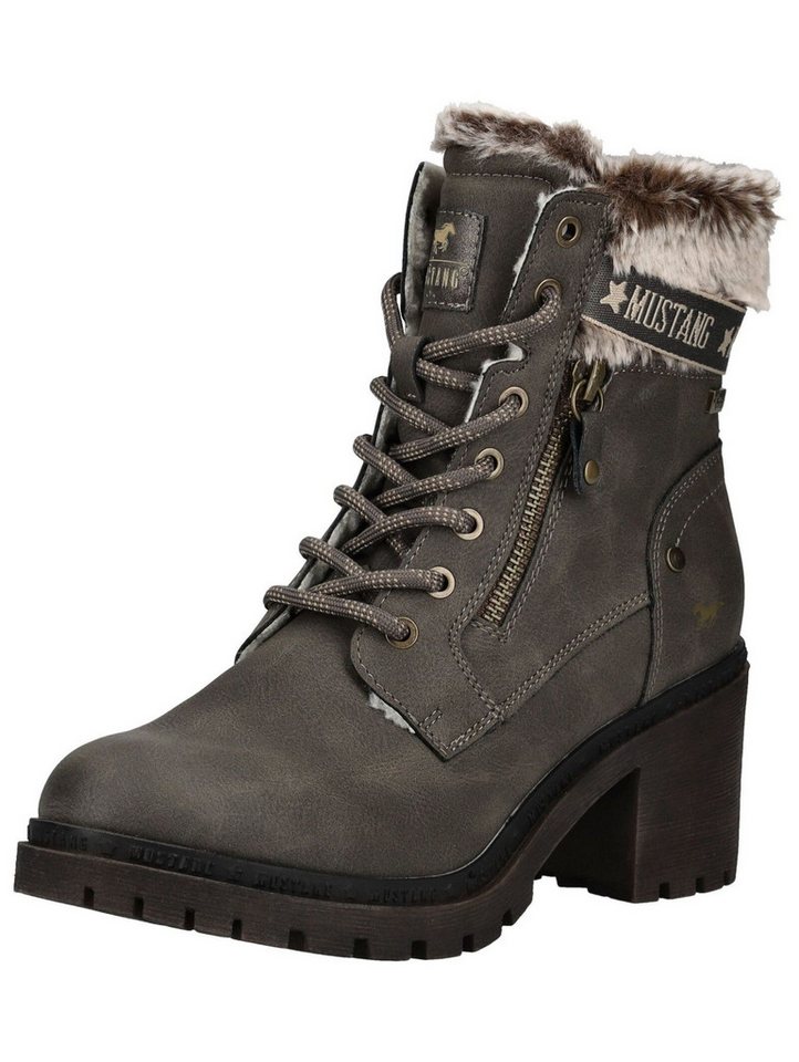 Mustang Shoes Mustang Shoes Stiefelette Lederimitat/Textil High-Heel-Stiefelette von Mustang Shoes