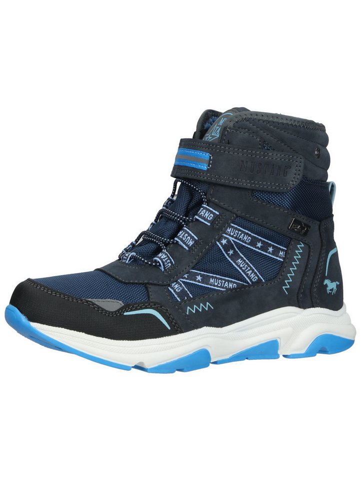 Mustang Shoes Mustang Shoes Stiefelette Lederimitat/Textil Schnürstiefelette von Mustang Shoes