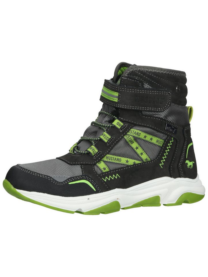 Mustang Shoes Mustang Shoes Stiefelette Lederimitat/Textil Schnürstiefelette von Mustang Shoes