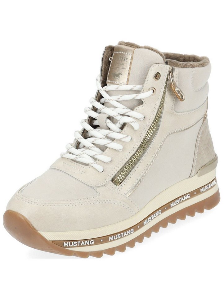 Mustang Shoes Mustang Shoes Stiefelette Lederimitat Schnürstiefelette von Mustang Shoes