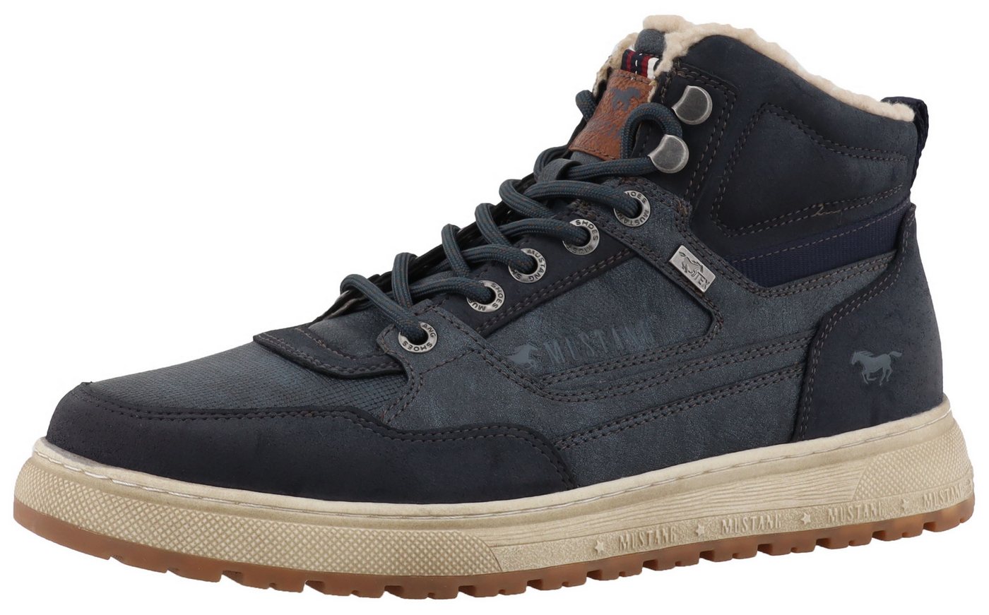 Mustang Shoes Puno Winterboots High Top Sneaker, Schnürboots mit Warmfutter Mustang Shoes Puno Winterboots High Top Sneaker, Schnürboots mit Warmfutter von Mustang Shoes