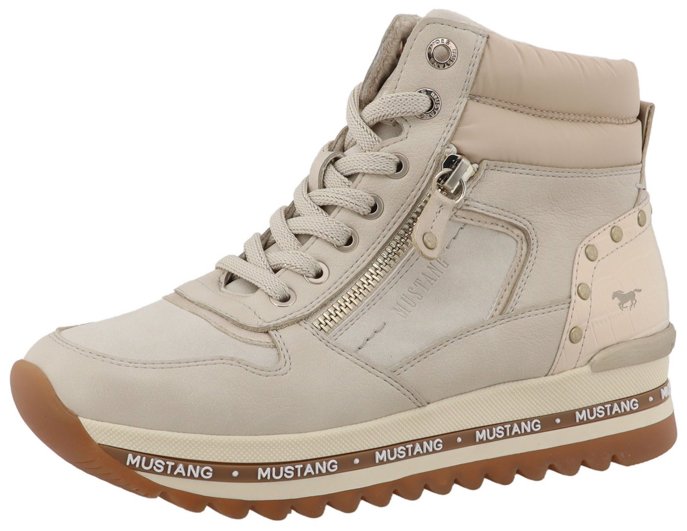 Mustang Shoes Urbana Winterboots Plateausneaker, Winterboots mit wärmendem Textilfutter von Mustang Shoes