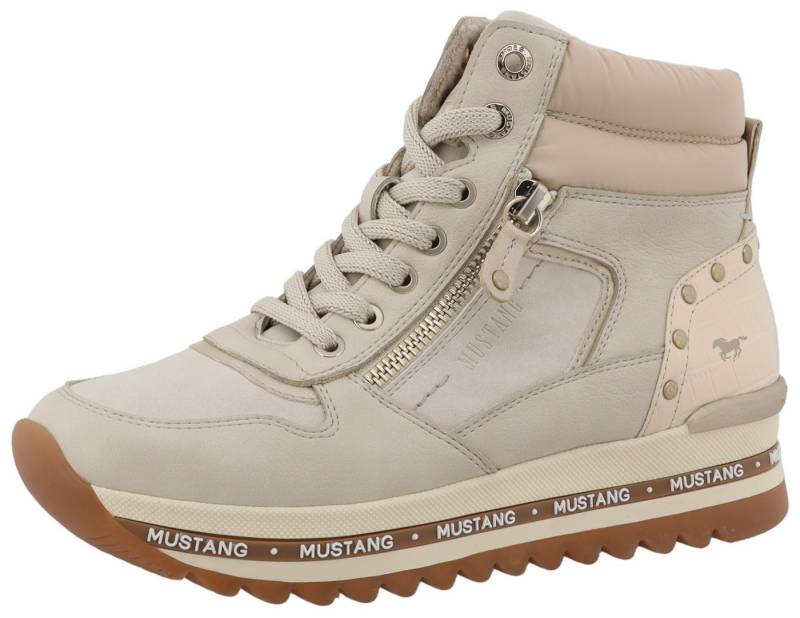 Mustang Shoes Urbana Winterboots Plateausneaker, Winterboots mit wärmendem Textilfutter von Mustang Shoes