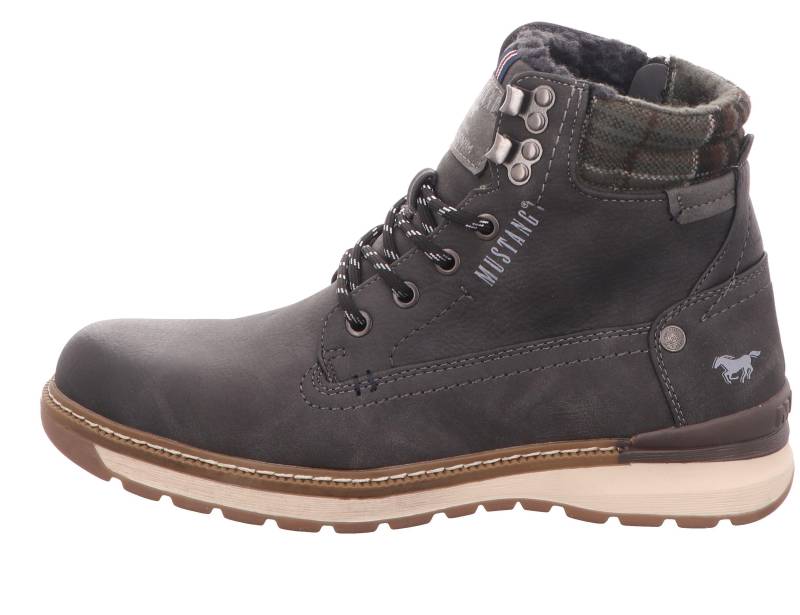 Schnür-Boot dunkelgrau - Gr. - 41 von Mustang Shoes