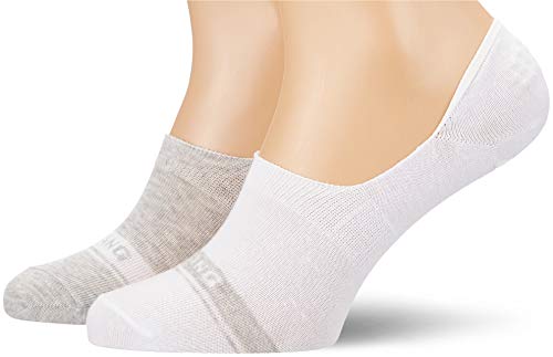 Mustang Socks Herren Mu34005 Füßlinge, Weiß (White Mix 1001), 43/46 (2er Pack) von MUSTANG