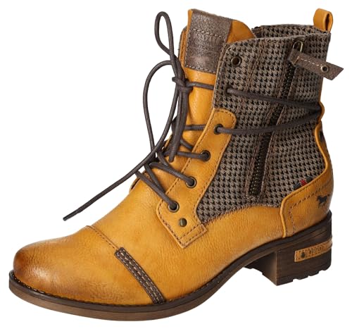 Mustang Damen 1229-510 Stiefelette, 6 gelb, 36 EU von MUSTANG