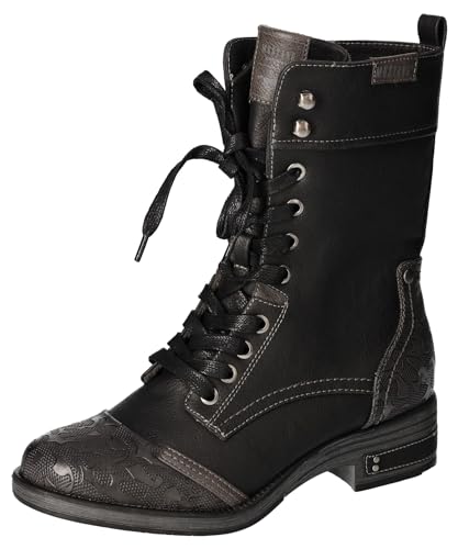 MUSTANG Damen Halblange Stiefel, schwarz, 39 EU von MUSTANG