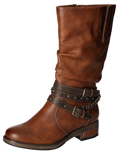 Mustang Damen 1293-523 Halblange Stiefel, Brandy, 37 EU von MUSTANG