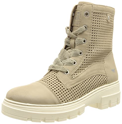 Mustang Damen 1417-501 Stiefelette, beige, 40 EU von MUSTANG