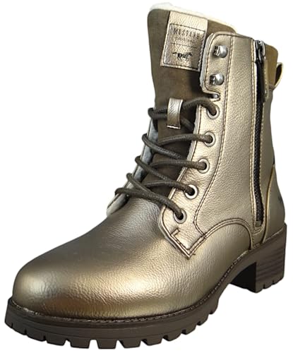 Mustang Damen 1435-620 Stiefelette, Gold, 39 EU von MUSTANG