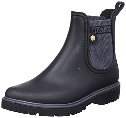 MUSTANG Damen 1444-501 Chelsea Boot, schwarz, 41 EU von MUSTANG