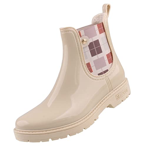 Mustang Damen 1444-502 Chelsea Boot, beige, 37 EU von MUSTANG