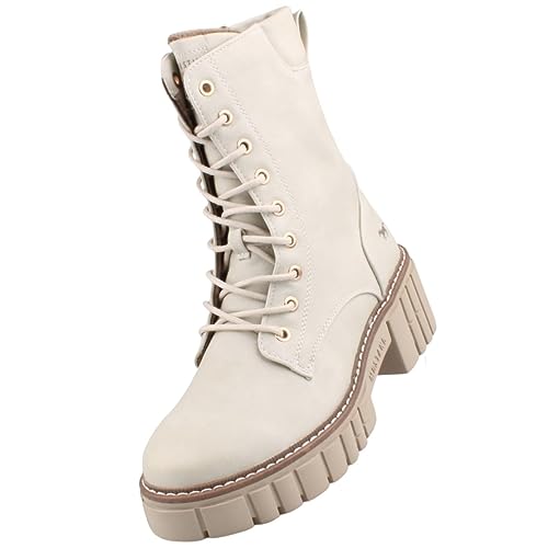 MUSTANG Damen Stiefelette Weiß, Schuhgröße:EUR 38 MUSTANG Damen Stiefelette Weiß, Schuhgröße:EUR 38 von MUSTANG