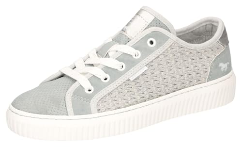 Mustang Damen 1516-302 Schnuerhalbschuh, Pastellblau, 37 EU von MUSTANG