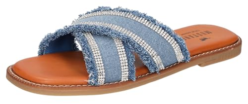 Mustang Damen 1519-705 Pantolette, Jeansblau, 40 EU Mustang Damen 1519-705 Pantolette, Jeansblau, 40 EU von MUSTANG