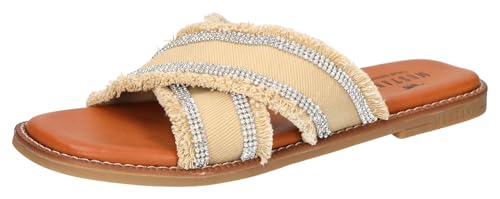 Mustang Damen 1519-705 Pantolette, jeansbeige, 38 EU Mustang Damen 1519-705 Pantolette, jeansbeige, 38 EU von MUSTANG