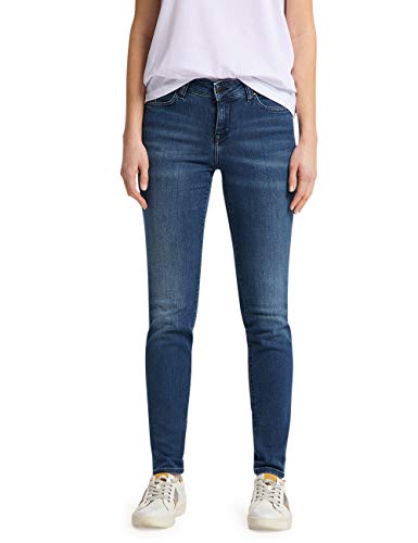 MUSTANG Damen Jasmin Jeggins Slim Jeans, Blau (Medium Middle 502), 26W 34L EU von MUSTANG